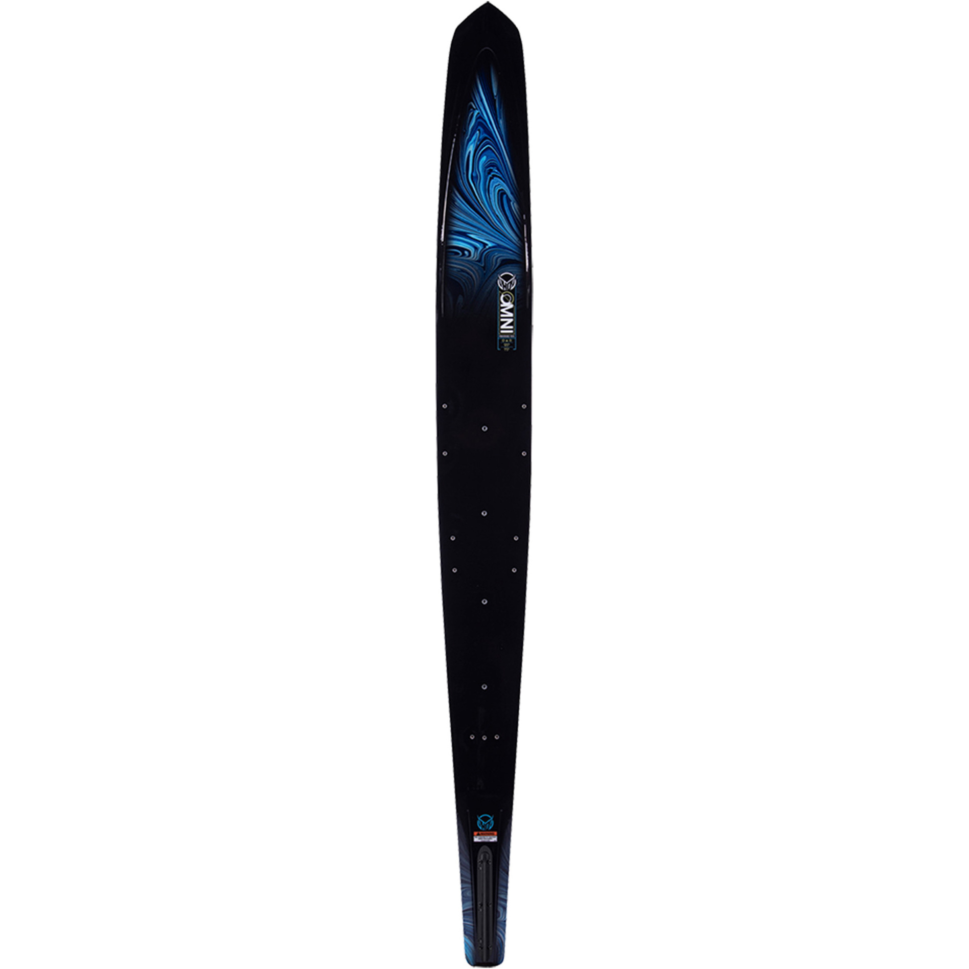 2024 HO Sports Omni All-Over Waterski H23OM - Black / Blue
